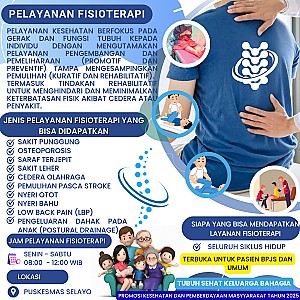 Pelayanan Terbaru Puskesmas Selayo 'FISIOTERAPI - foto 2